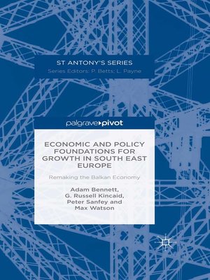 cover image of Economic and Policy Foundations for Growth in South East Europe